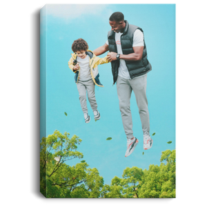 Father/Son Flying by Crowned Us